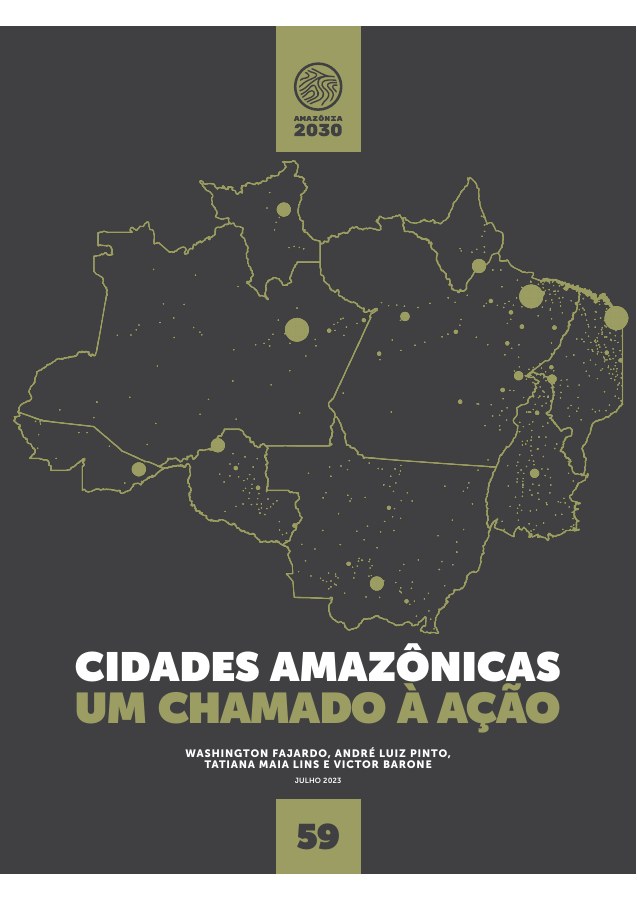 Capa da investigação Cidades Amazônicas — Um chamado à ação